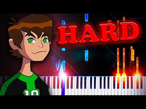 Ben 10 Theme Song - Piano Tutorial