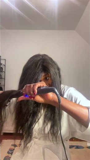This flat iron technique changed everything #hairhacks #styling #beforeandafter