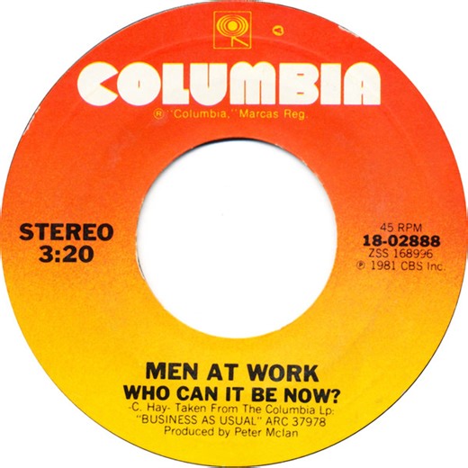 Men At Work - Who Can It Be Now?