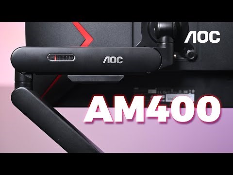 Ergonomic and Durable Monitor Arm | AOC AM400 Unboxing and Review
