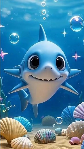 Mama Shark Dance 🦈 | Fun Underwater Song for Kids | 2D Animated Nursery Rhyme by Kidpid Toons