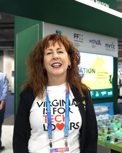 Office of Advancement and Alumni Relations on Instagram: "Paula Sorrell, associate vice president of innovation and economic development at @georgemasonu, joins leaders from @novatechcouncil, Fairfax County Economic Development Authority, @gofairfaxcity, and the NOVA Development Alliance to share the region’s story of innovation, talent, and growth — and turn conversations into real follow-ups. Northern Virginia is building what’s next. #CES2026 #MasonInnovation #MasonNow"