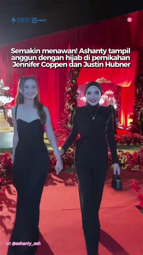 Ashanty jadi salah satu tamu pernikahan Jennifer Coppen dan Justin Hubner yang banjir pujian!