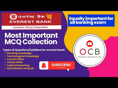 Everest Bank Exam model question set | Most repeated question with solution | Private bank question