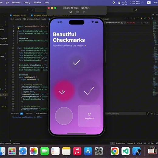 Check Mark Animation in #flutter