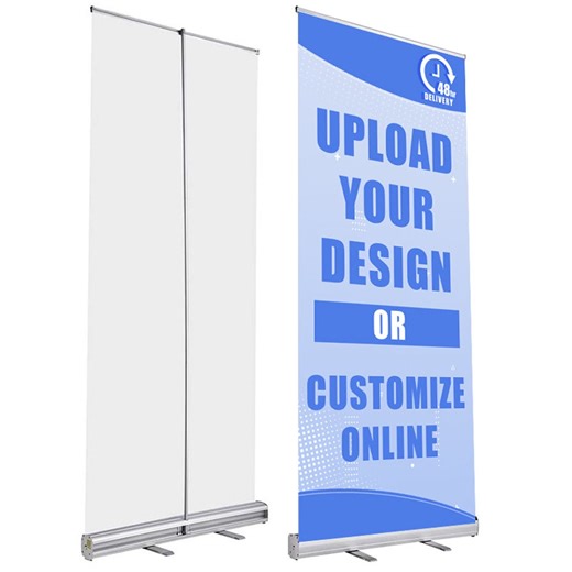 Custom Retractable Banner Stand With Carry Bag, 31.5" X 80" - Etsy