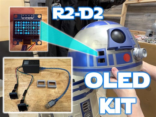 Home Depot R2-D2 OLED Logic Display Kit - Etsy