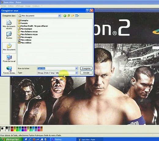 Numériser une image avec paint