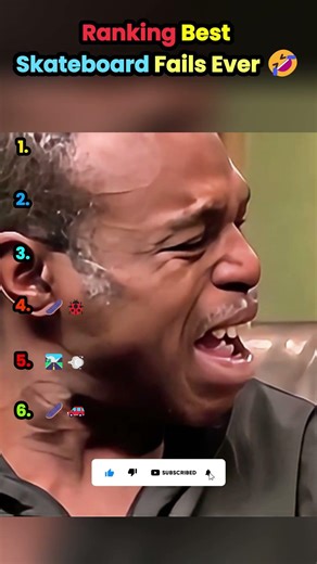 Ranking Best Skateboard Fails 🛹😂 #Shorts