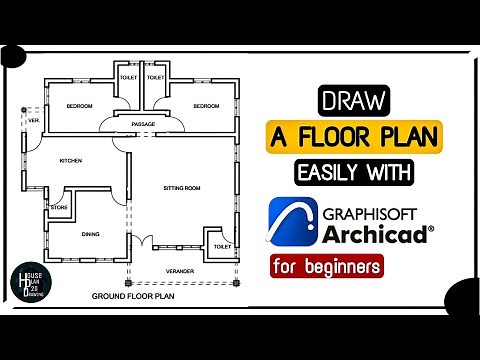 Draw A Floor Plan Easily With Archicad For Beginners