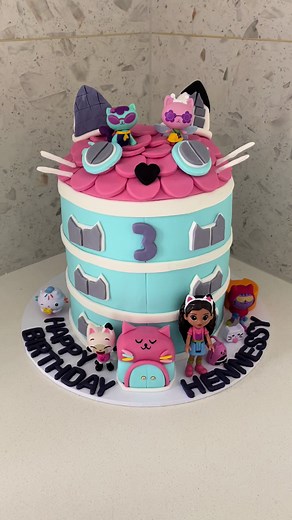 Gabby's Dollhouse Cake - A Colorful Birthday Cake Decorating Tutorial