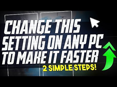 🔧 How To INSANTLY Optimize ANY WINDOWS PC with this ONE simple SETTING ✅