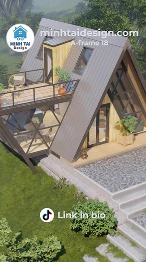 A-Frame House Design Ideas by Minh Tai Design