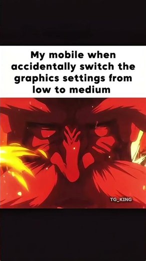 POV: You Accidentally Change Graphics to Medium 💀#gaming #gamingmemes #mobilegaming #androidgaming