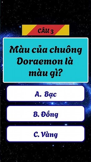 Đố Vui Doraemon – Fan Cứng Mới Qua 💙