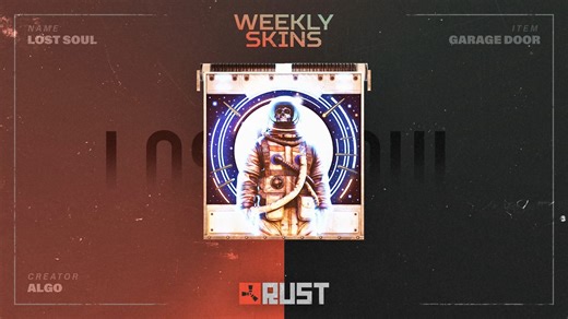 This week's community skins are live on the Steam Item Store! For a limited time only. No safe zone required. ⏳☢️👨‍🚀 Get yours here: https://store.steampowered.com/itemstore/252490/ | Play Rust