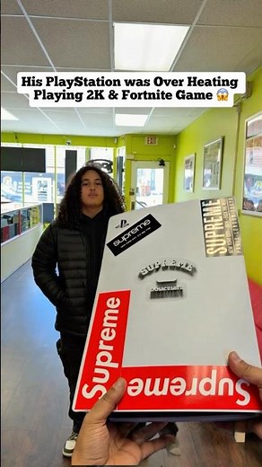 Bro’s PlayStation Started Cooking Mid-Game 😭🔥 #shorts