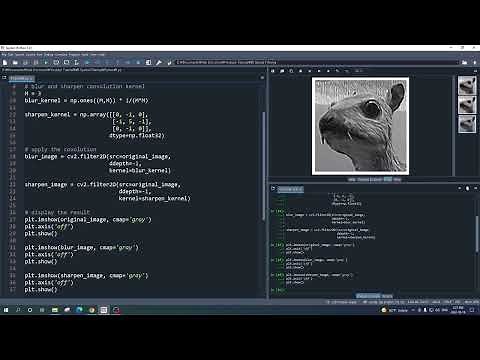 Python#5 Spatial Domain Image Filter: Image Blurring and Sharpening in Python