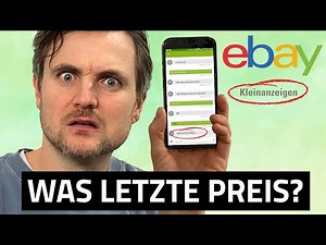 POV: Du verkaufst auf eBay Kleinanzeigen