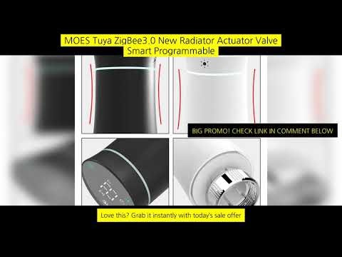 Moes Tuya Zigbee3.0 New Radiator Actuator Valve Smart Programmable Thermostat