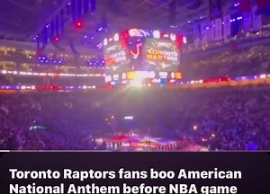 Toronto Raptors fans BOO a 15 year old girl singing the US national anthem. This is not who we are as Canadians. This is so pathetic. | The Shift has Hit the Fan