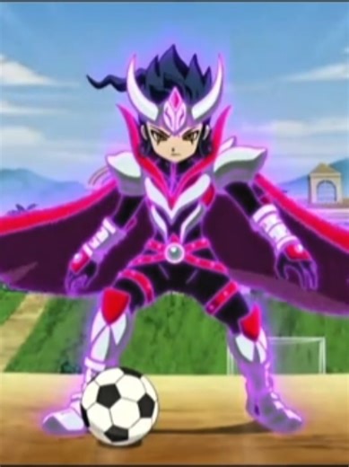 Inazuma Eleven GO: Tsurugi Uses Keshin Armed Technique