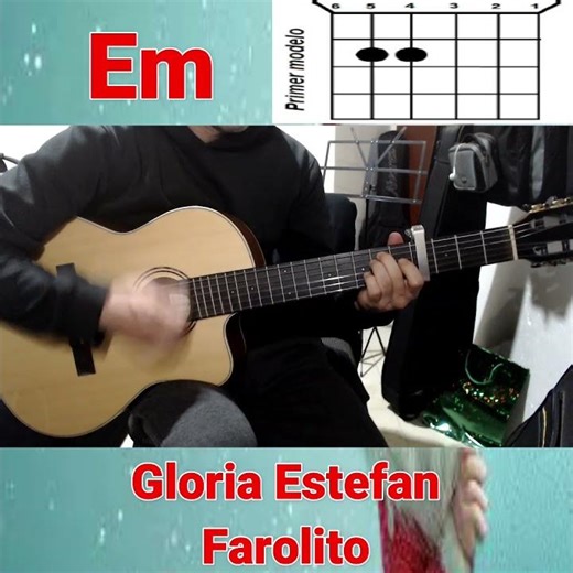 Farolito Gloria Estefan + acordes para guitarra #cover #navidad #tutorial