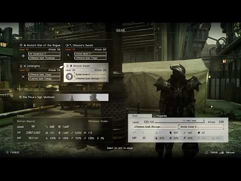 THE BEST MAGE/MAGIC/VITALITY BUILD ON FINAL FANTASY XV COMRADES!!
