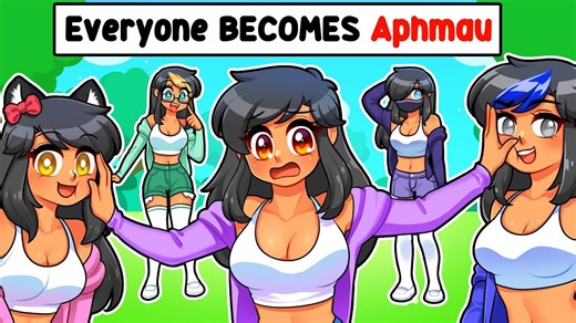 【Roblox】在Roblox，每个人都成为Aphmau！
