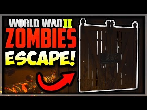 WW2 Zombies "Groesten Haus" Easter Egg Ending - Escape The Map? (Call of Duty WW2 Zombies Easter Egg