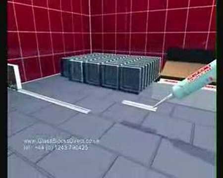 How to build a Glass Block Wall using the Block Lock DIY kit