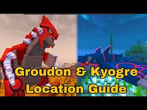 ✨Groudon & Kyogre Location Guide Cobblemon ✨#minecraft #cobblemon #groudon #kyogre #location