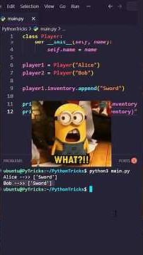 Python Class Variable Trap: DON'T Get Caught!😈 #coding #python #pythontutorial #programming