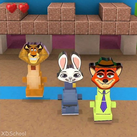 Sprunki Nick, Sprunki Hopps, and Sprunki Alex in the play Squid Game! 😁😂