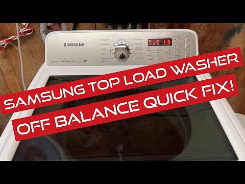 Samsung Washer Off Balance FIX! | Josh Cobb