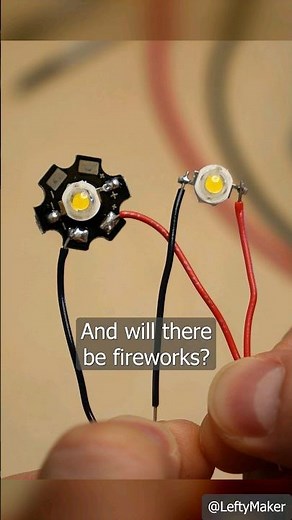 Powering 1W LED without a heatsink. How hot will it get?