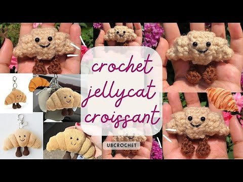 How to Crochet a Jellycat Inspired Croissant | Cute & Easy Crochet Tutorial | Beginner Friendly