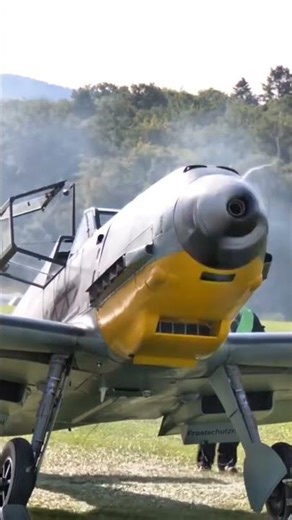 👉 Messerschmitt Bf 109 E-4 Startup 😳🔥 | The Roar of the DB 601 V12
