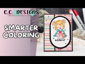 Clean & Layered Card Design Using C. C. Designs Stamps and Pattern Paper