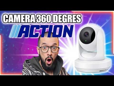 360-degree rotating action surveillance camera #actionfrance #surveillancecamera