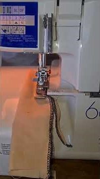 elna pro 664d overlocker toturial