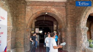 EARTHQUAKE ALERT WATCH: Employees of the Laoag City Hall evacuated the building as a 4.2 magnitude earthquake was felt in the city, Friday afternoon, 26 January. According to PHIVOLCS the depth of the quake was 8KMs deep and is located west of Adams in Ilocos Norte. | via Jasper Dawang #EarthquakePH #DailyTribune | Daily Tribune