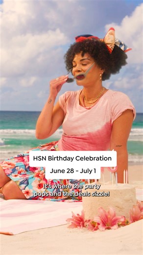We're kicking off our 48th birthday celebration with a splash 🌊🥳 From June 28 to July 1, we've got big birthday savings and spectacular guests! Tap the link to join the celebrations and start shopping>> https://bit.ly/3THq9EX | HSN