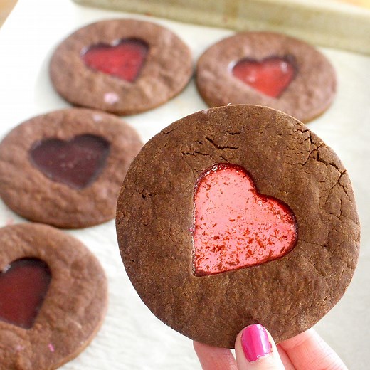 2.4M views · 6.6K shares | Stained Glass Heart Window Cookies Save this recipe: https://taste.md/2kt07nq | Tastemade | Facebook