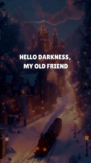 Hello darkness, my old friend #music #heartfelt #lyrics