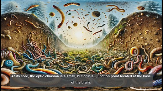 Optic chiasma in biology