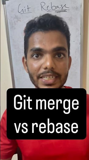 Git merge vs rebase | branching strategy explained #devops #git #github #linux #docker #kubernetes