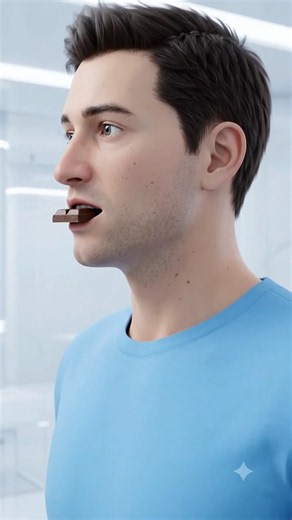 The Journey of Chocolate Inside the Human Body|3D Human Anatomy Animation #DigestiveSystem #shorts
