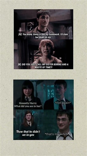 Harry Potter’s Most Savage Ginny Moment 😂 | Harry Potter Meme | Funny Edit #memefunny #usa #avatar