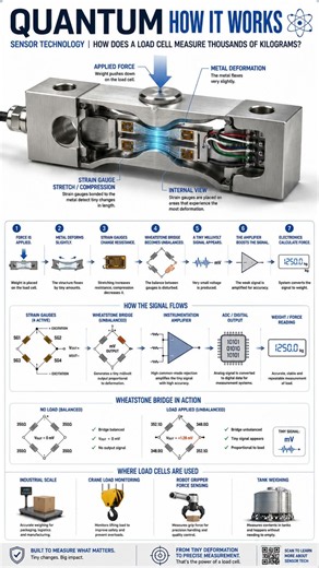 Quantum How It Works | Sensor Technology | How Does A Load Cell Measure Thousands Of Kilograms?